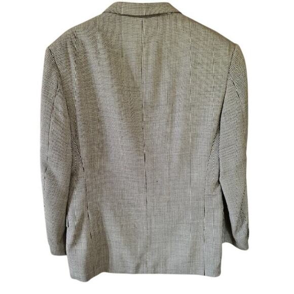 Pierre Cardin for Today’s Man Houndstooth Men’s Blazer, 44R – 100% Wool - Picture 3 of 6